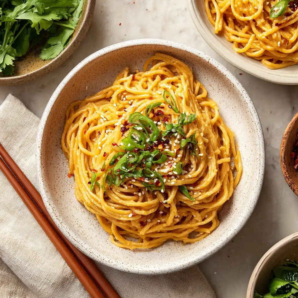 Easy Peanut Butter Ramen Noodles Recipe - Recipe Image
