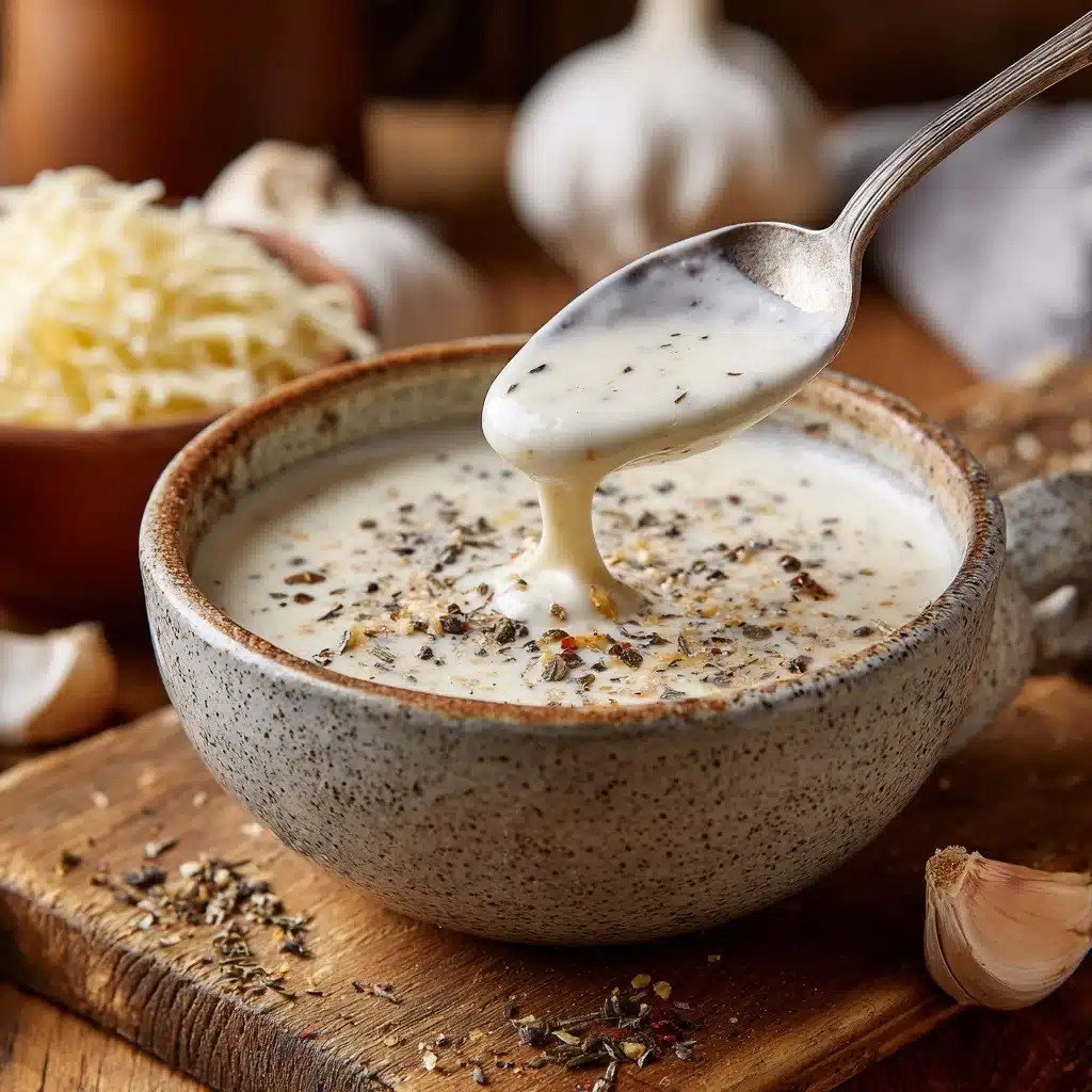 White Garlic Pizza Sauce Recipe - Recipe Image
