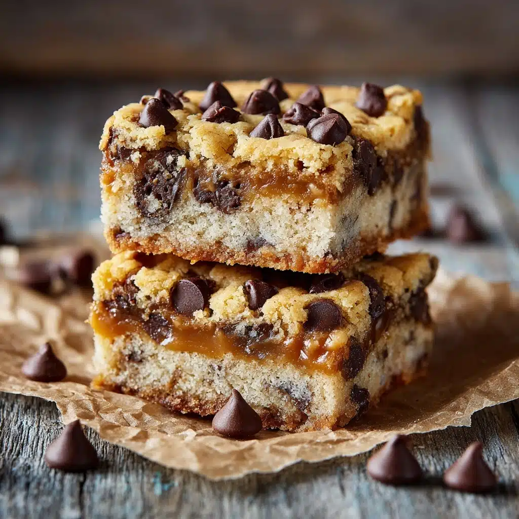 Chocolate Chip Caramel Bars Recipe - Recipe Image