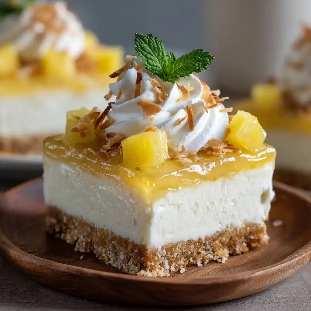Coconut Pineapple Cheesecake Dessert: A Tropical Delight for Your Sweet Tooth Recipe