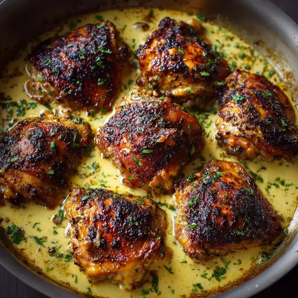 Creamy Oven Baked Chicken Thighs Recipe - Recipe Image