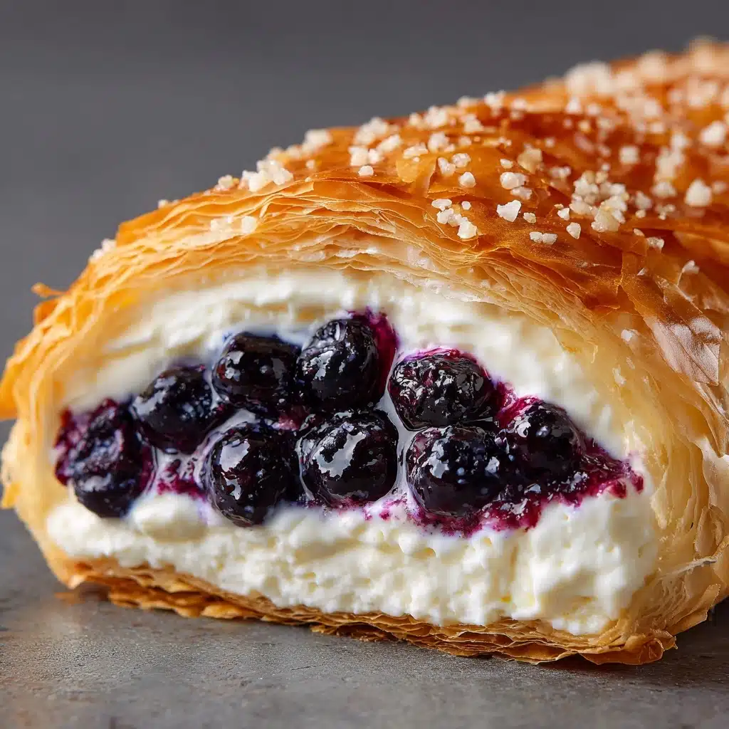 Blueberry Cream Cheese Egg Rolls Recipe - Recipe Image