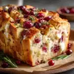 Cranberry Brie Sourdough Pull-Apart Bread Recipe