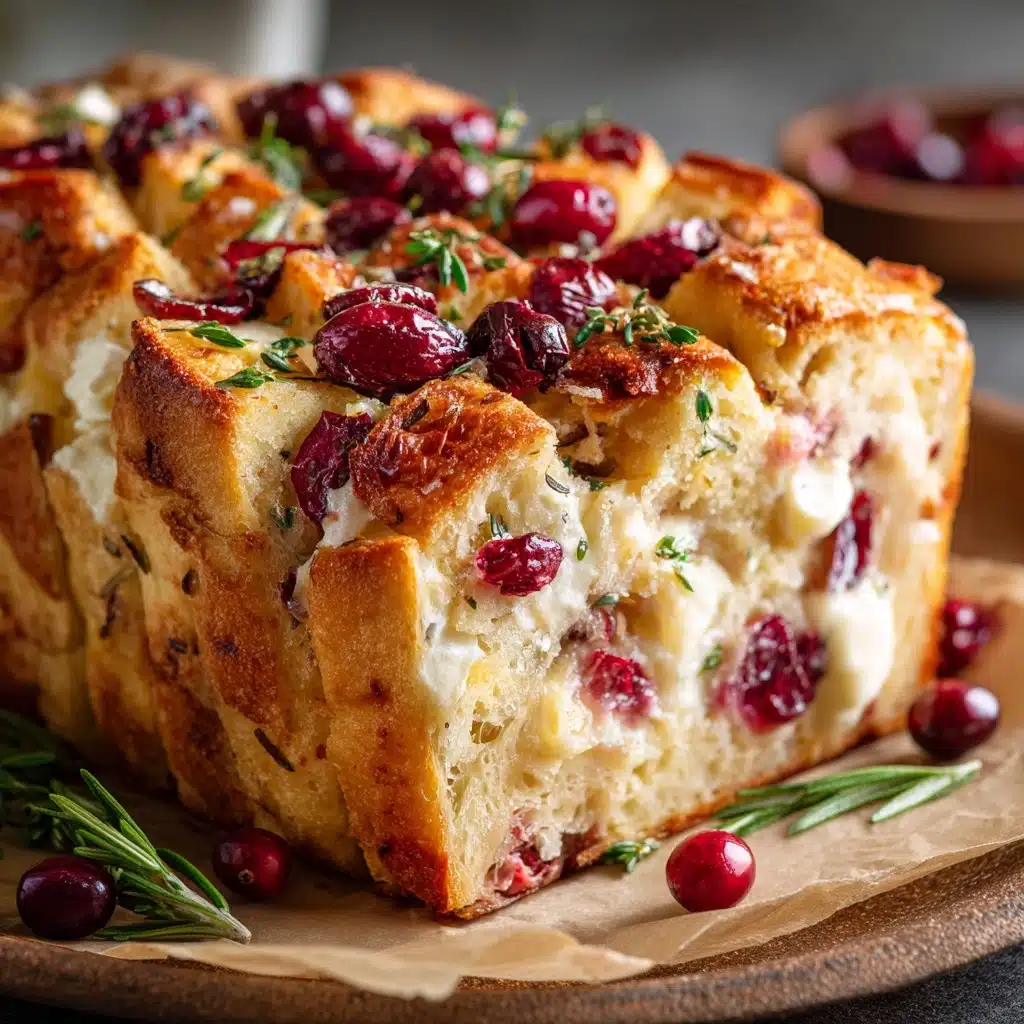 Cranberry Brie Sourdough Pull-Apart Bread Recipe - Recipe Image