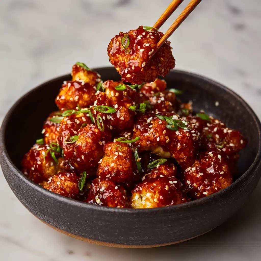 Sticky Sesame Cauliflower Recipe
