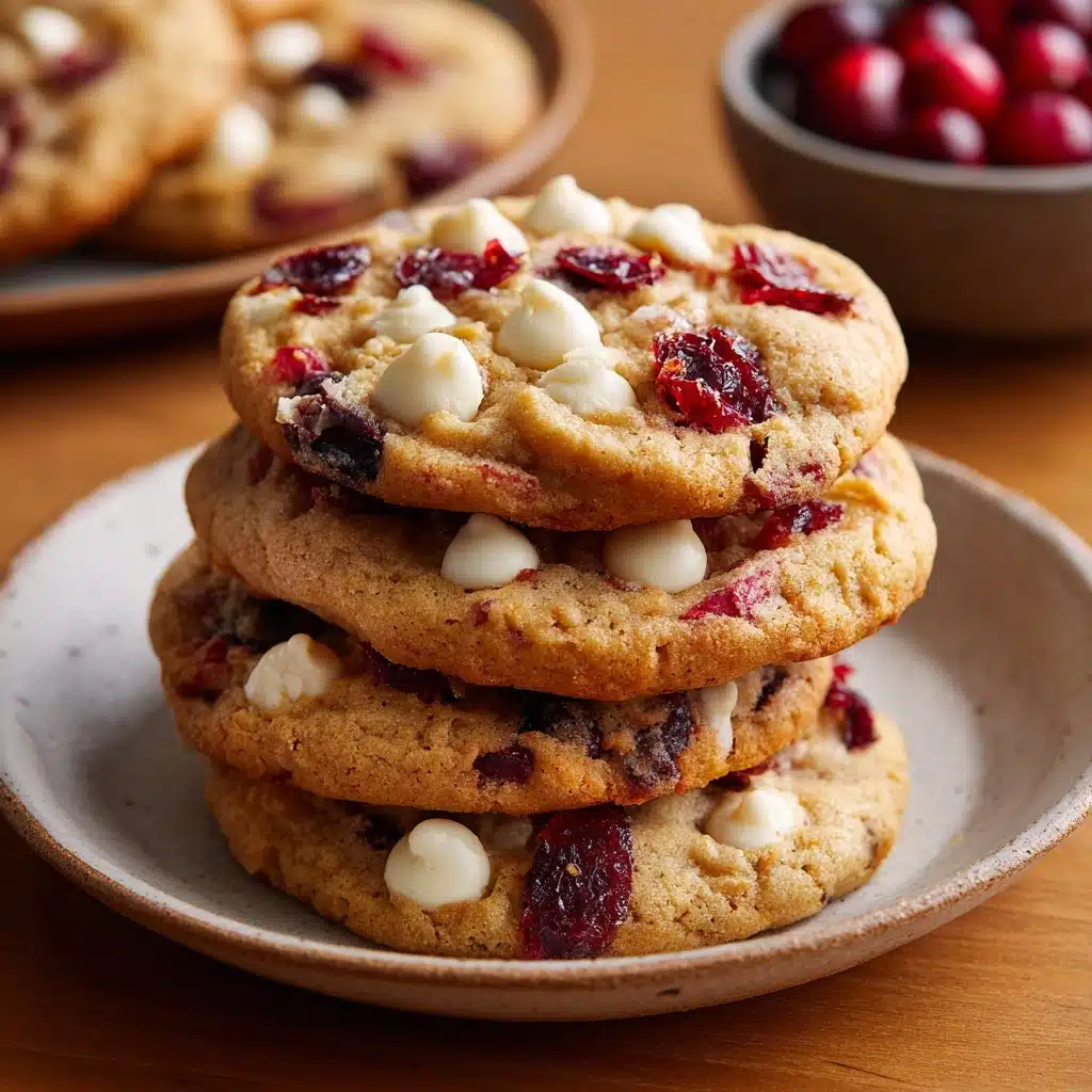 White Chocolate Cranberry Cookies Recipe - Recipe Image