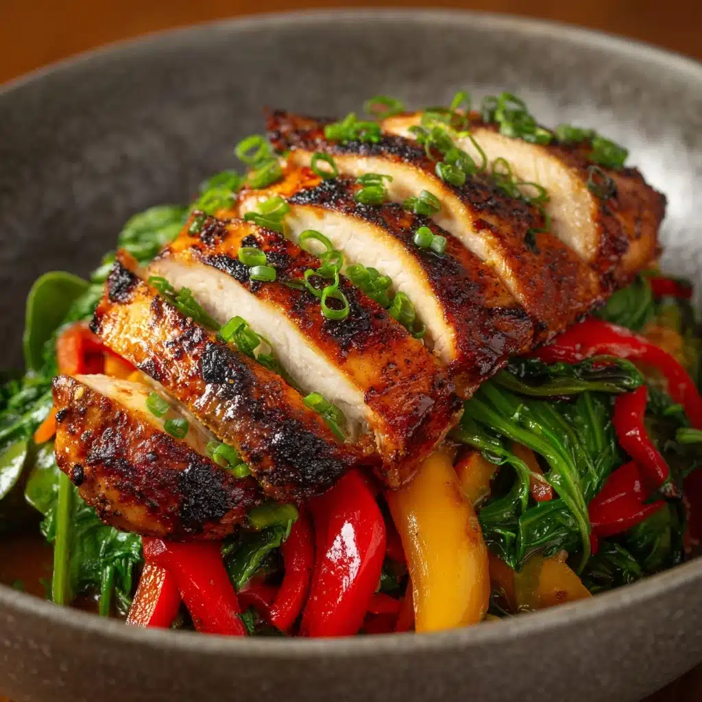 Honey Mustard Glazed Chicken with Roasted Vegetables Recipe - Recipe Image