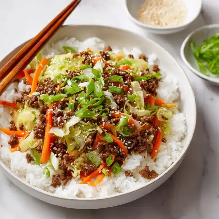 Easy Asian Ground Beef and Cabbage Stir Fry Recipe