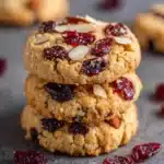 Gluten-Free Almond Flour Cookies with Cranberries and Maple Syrup Recipe