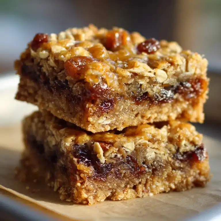 Oatmeal Raisin Cookie Bars Recipe