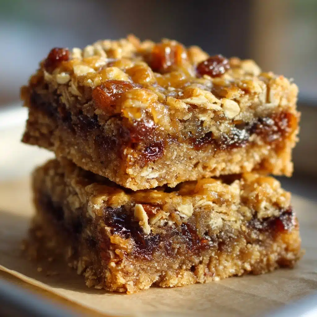 Oatmeal Raisin Cookie Bars Recipe - Recipe Image