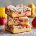 Strawberry Lemon Blondies Recipe
