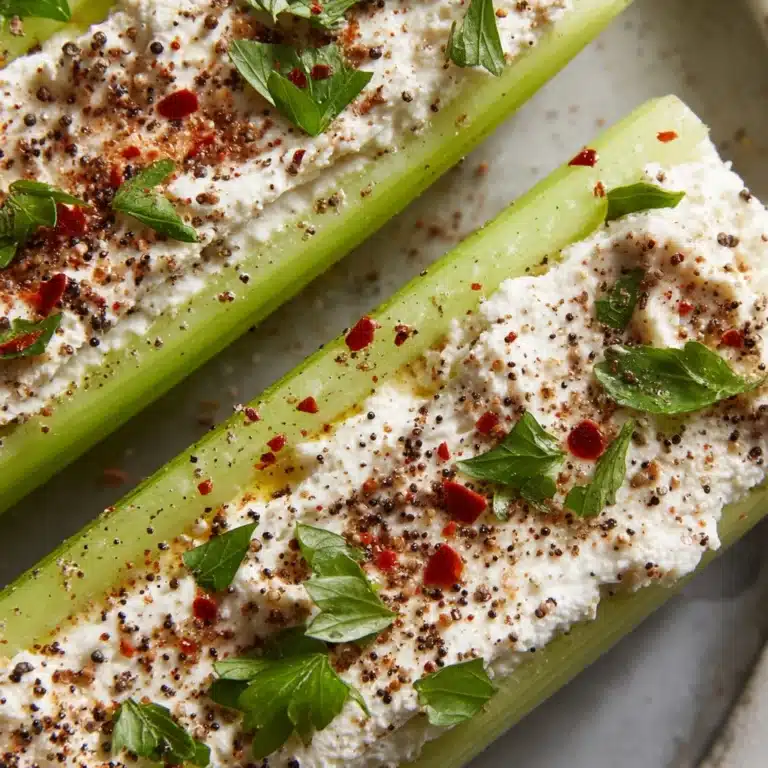 Italian Cream Cheese Stuffed Celery Recipe