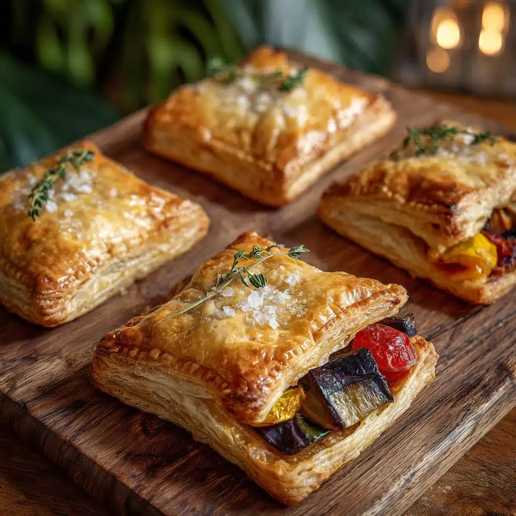 Ratatouille Hand Pies with Eggplant, Heirloom Tomato, & Cornmeal Crust Recipe