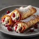 Cherry Cheesecake Egg Rolls Recipe