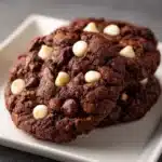 Flourless Triple Chocolate Cookies Recipe