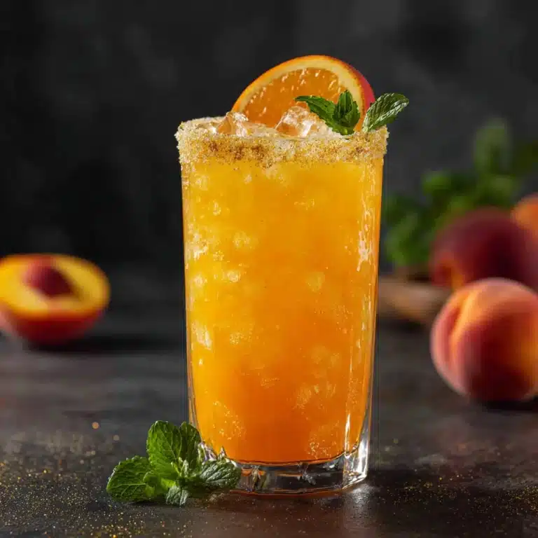 Golden Hour Peach Lemonade Recipe