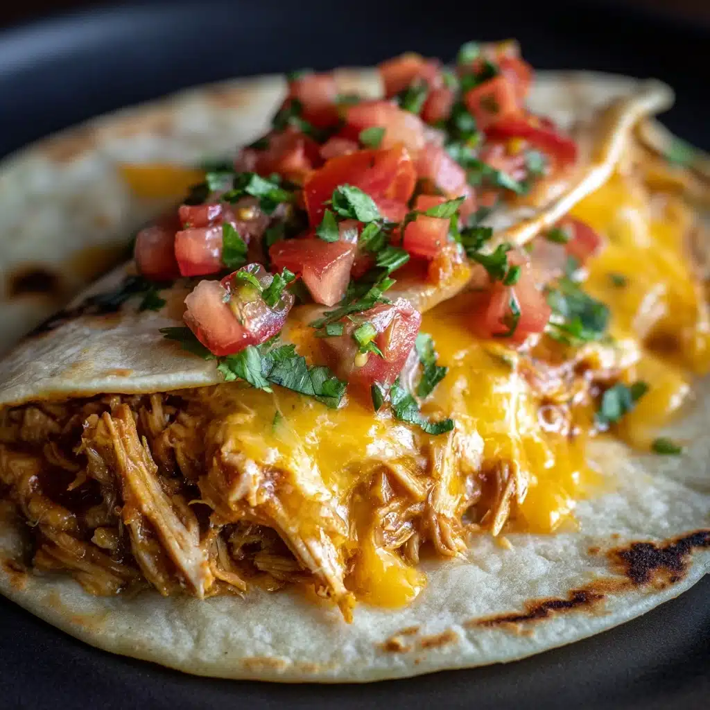 Slow Cooker Queso Chicken Tacos Recipe