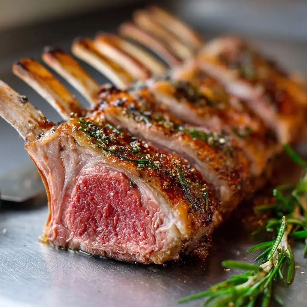 Roast Rack of Lamb with Rosemary Recipe - Recipe Image