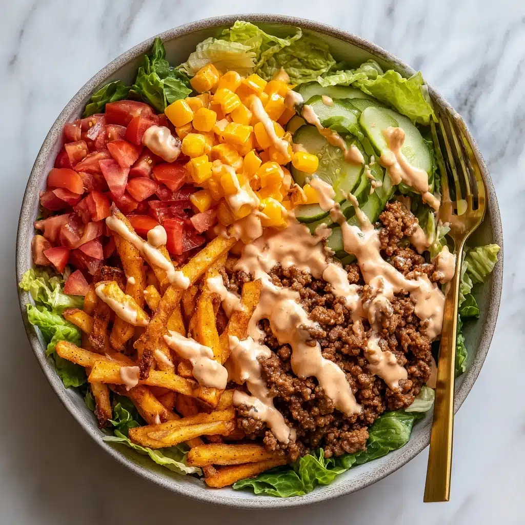 Beef Burger Bowl Recipe - Recipe Image