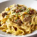 Creamy Cheesy Garlic Butter Linguine Recipe