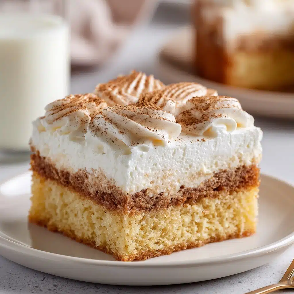Cinnamon Roll Poke Cake Recipe - Recipe Image