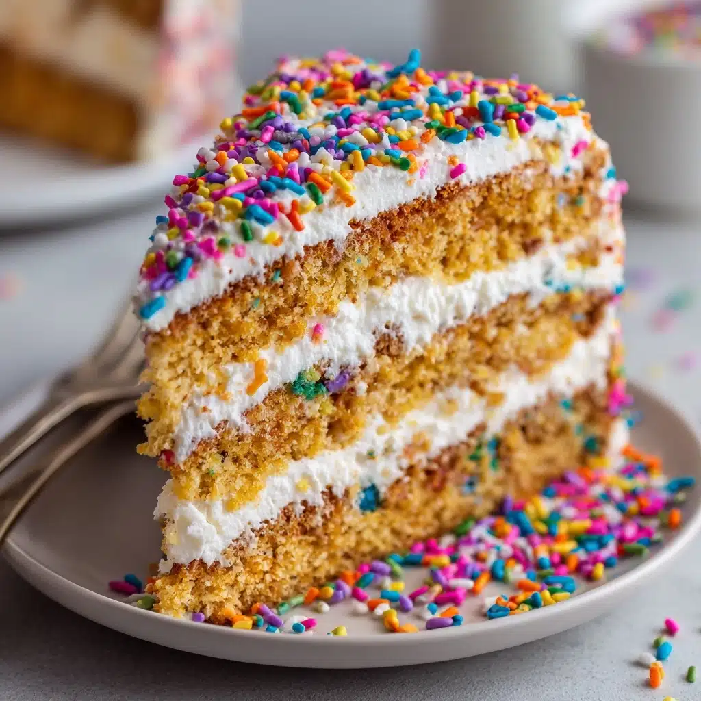 No Bake Birthday Cake Delight Recipe - Recipe Image