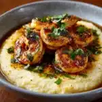 Jerk Shrimp & Cheesy Grits Recipe