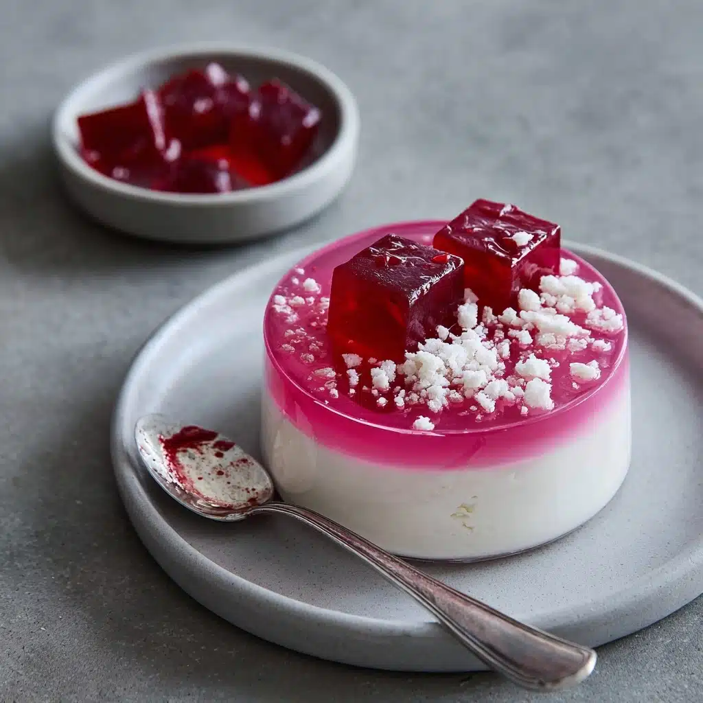 Rhubarb Panna Cotta: A Perfect Harmony of Tangy and Creamy Recipe - Recipe Image