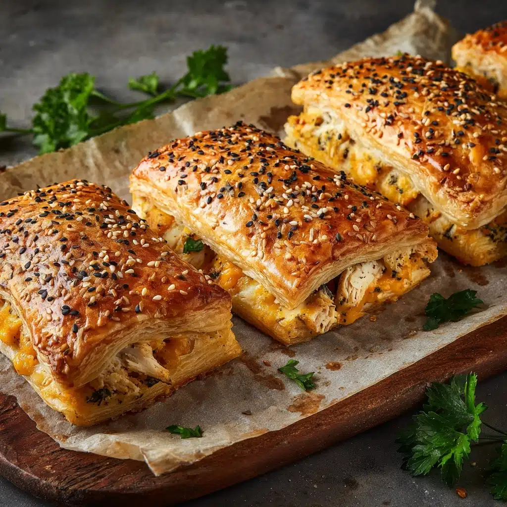 Chicken and Cheese Pastry Rolls Recipe - Recipe Image
