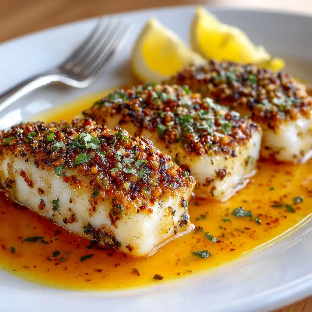 Lemon Butter Baked Cod Recipe - Recipe Image