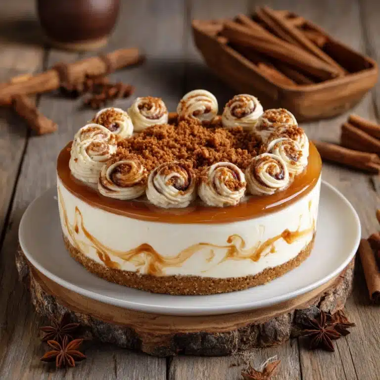 Decadent Cinnamon Roll Cheesecake Recipe