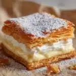 Vanilla Custard Cream Squares Recipe