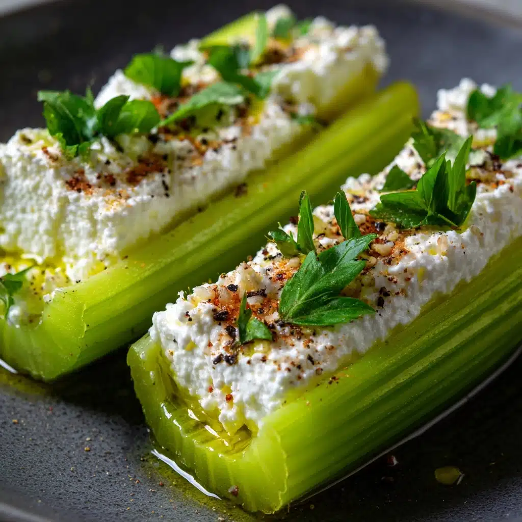 Italian Cream Cheese Stuffed Celery Recipe - Recipe Image