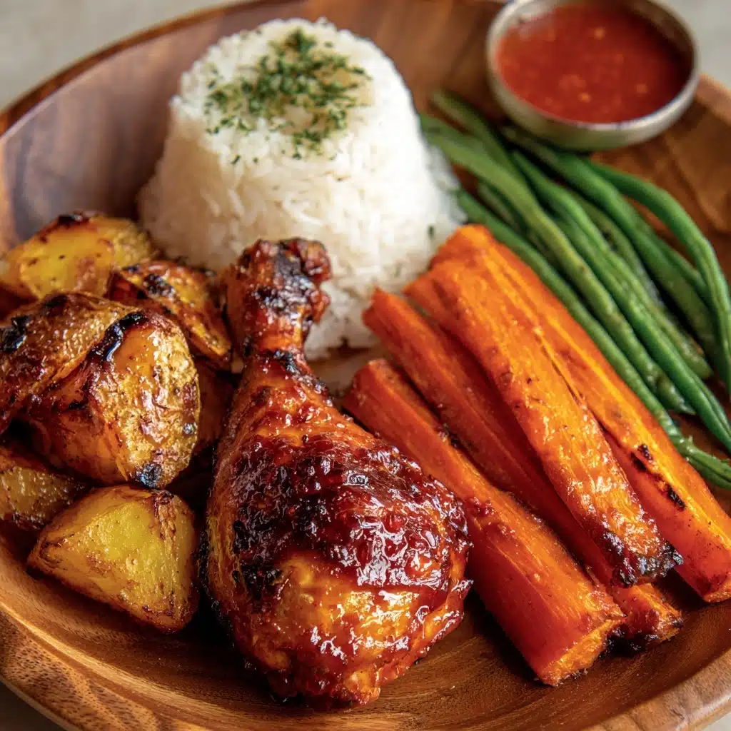 Korean BBQ Rotisserie Chicken Recipe - Recipe Image