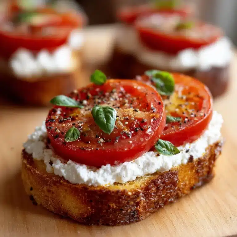 Ricotta & Tomato Sourdough Toast Recipe