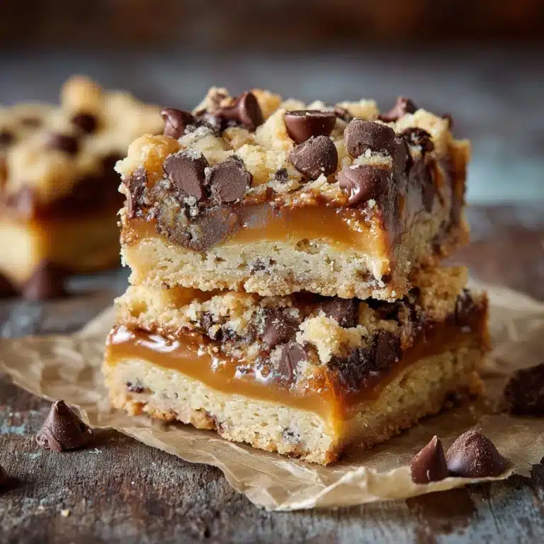 Chocolate Chip Caramel Bars Recipe