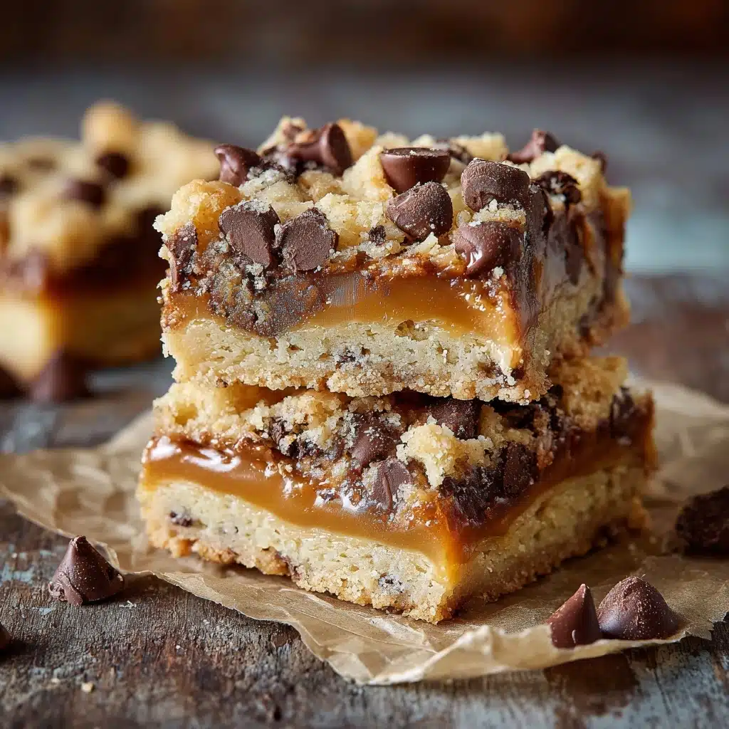 Chocolate Chip Caramel Bars Recipe