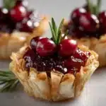 Cranberry Brie Phyllo Cups: An Amazing Ultimate Appetizer Recipe