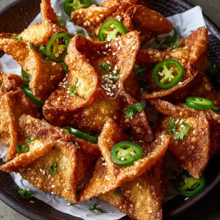 Crispy Jalapeño Corn Wontons Recipe