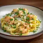 Creamy Garlic Shrimp Pasta Recipe