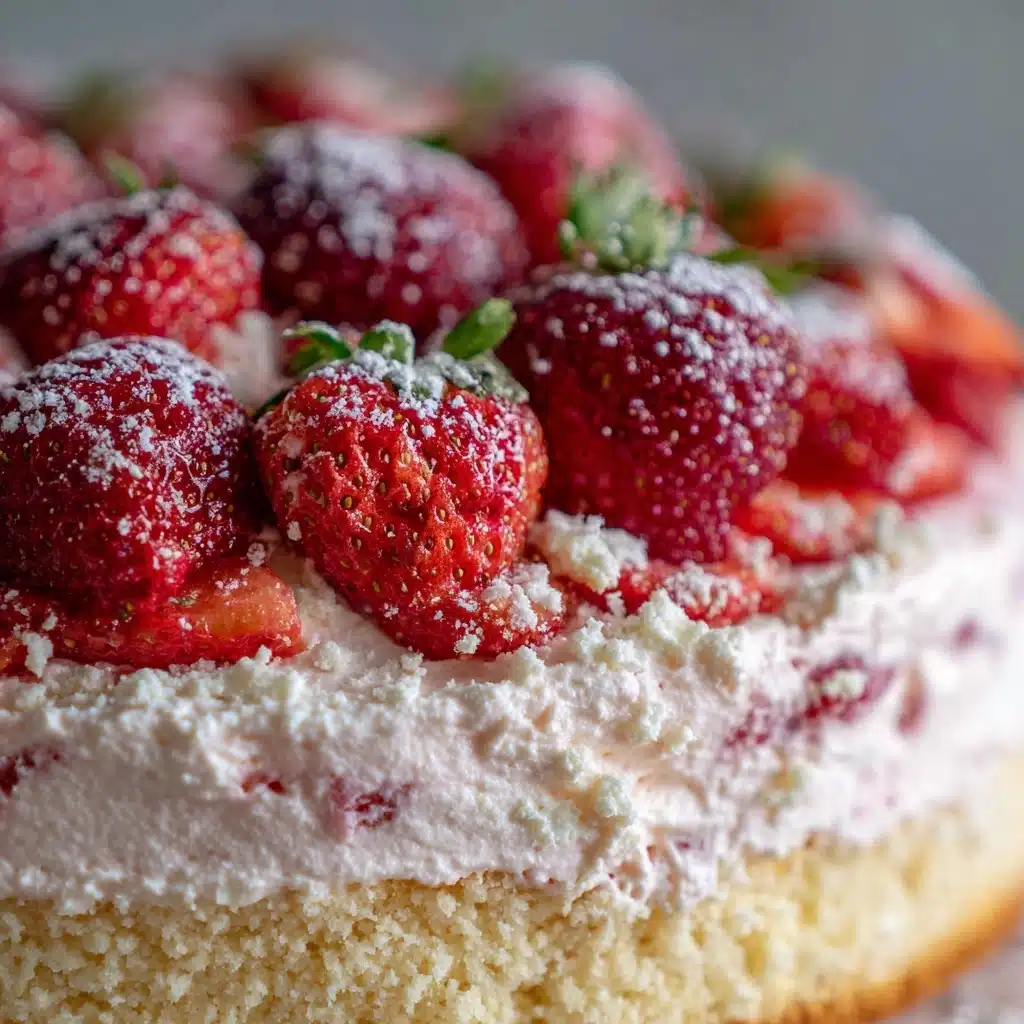 Strawberry Italian Cream Pound Cake Recipe