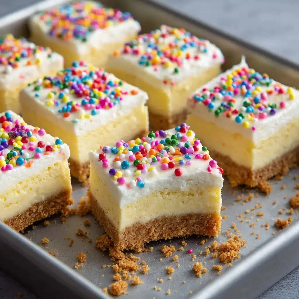 Sugar Cookie Cheesecake Bars Recipe - Recipe Image