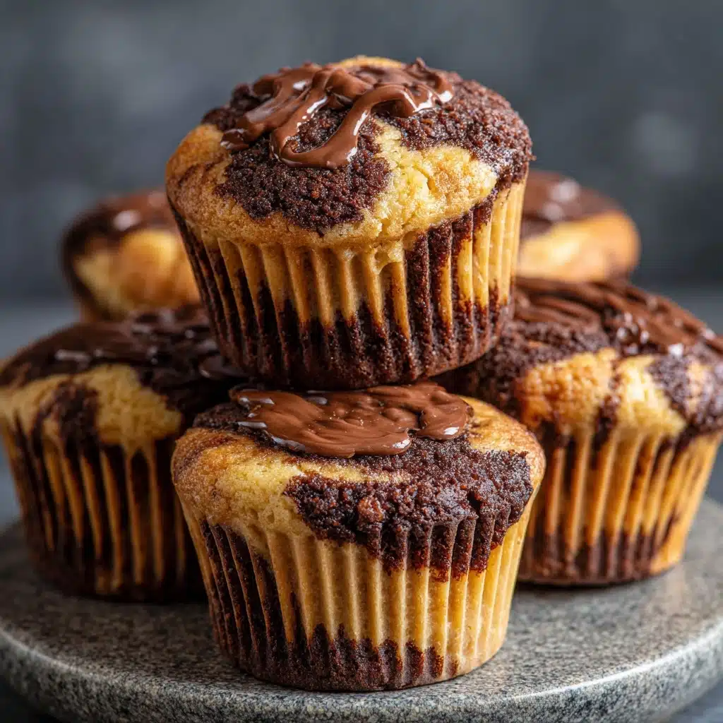 Chocolate Peanut Butter Swirl Muffins Recipe
