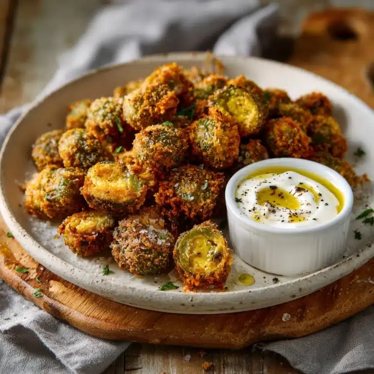Fried Olives with Garlic Aioli Recipe