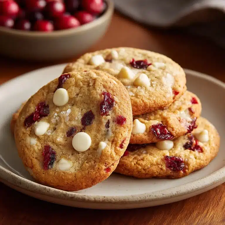 White Chocolate Cranberry Cookies Recipe