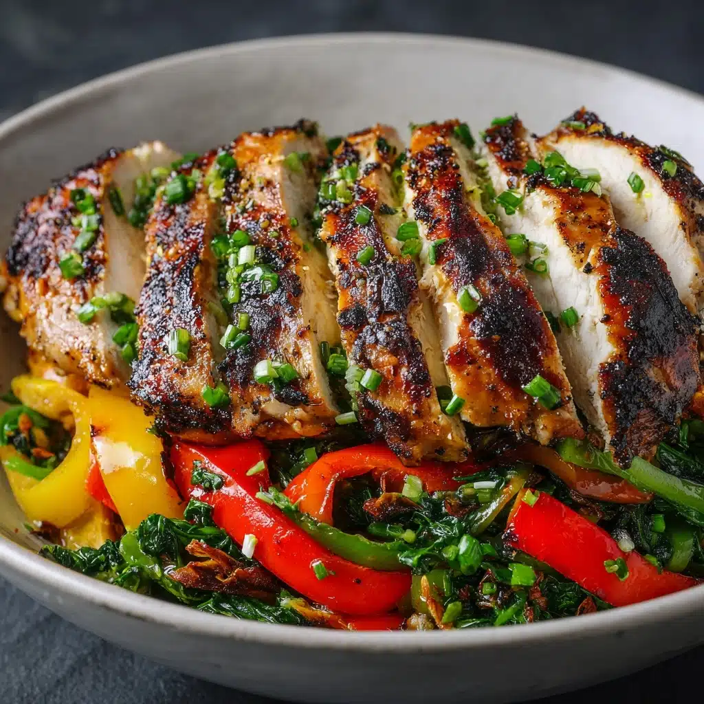 Honey Mustard Glazed Chicken with Roasted Vegetables Recipe