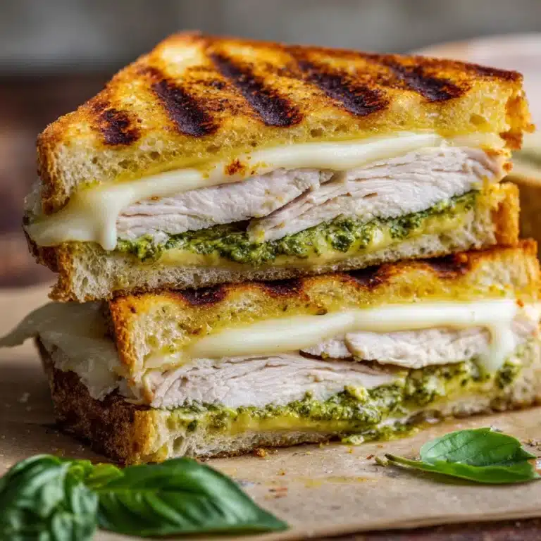 Easy Turkey Basil Pesto Panini Recipe