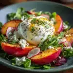 Peach Burrata Salad Recipe
