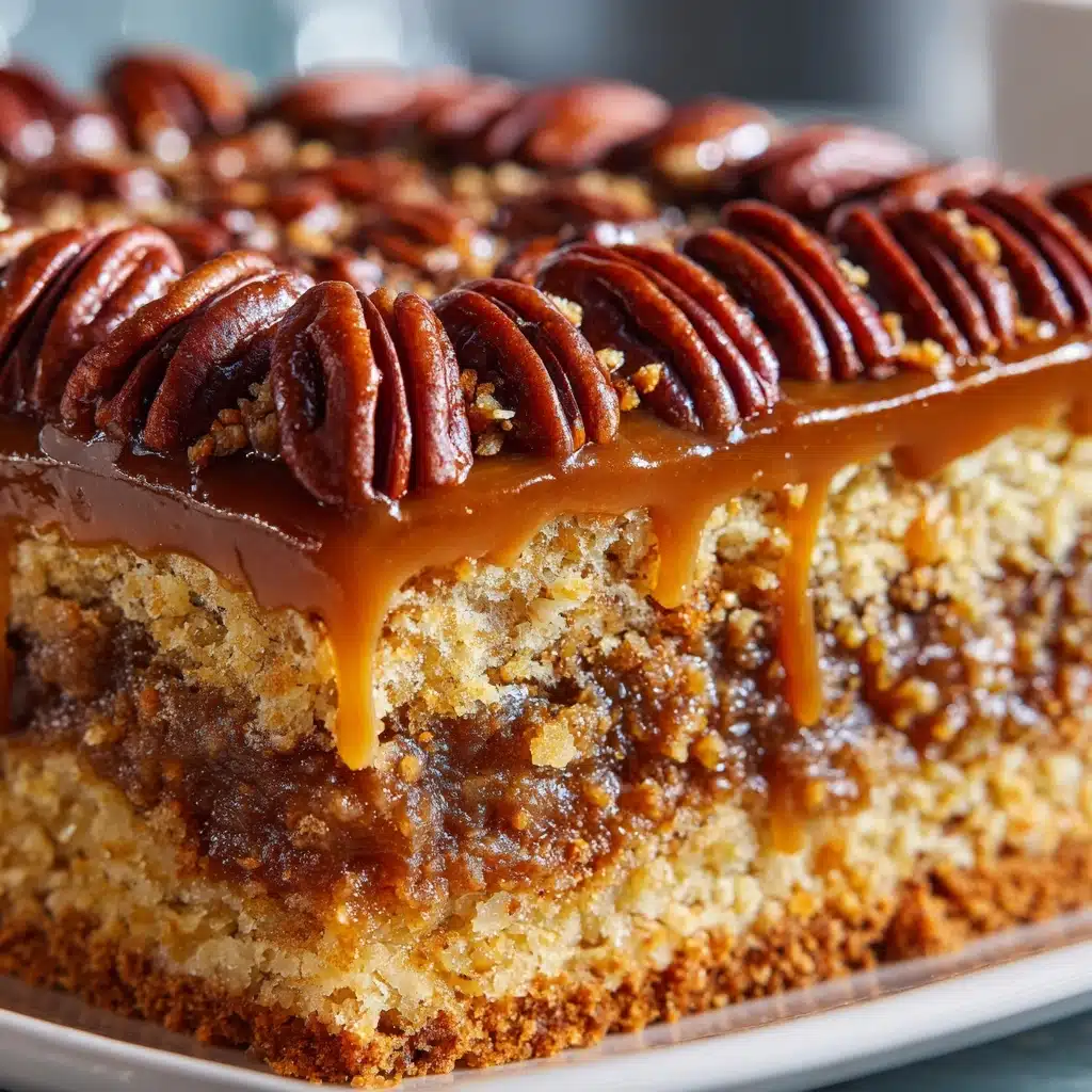 Southern Pecan Caramel Cake Recipe - Recipe Image